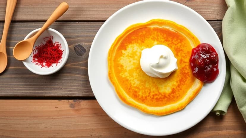 Äkta gotländsk saffranspannkaka recept