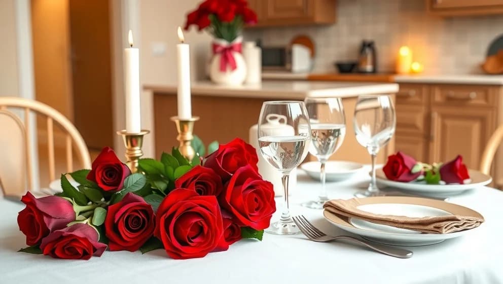 Alla hjärtans dag middag hemma