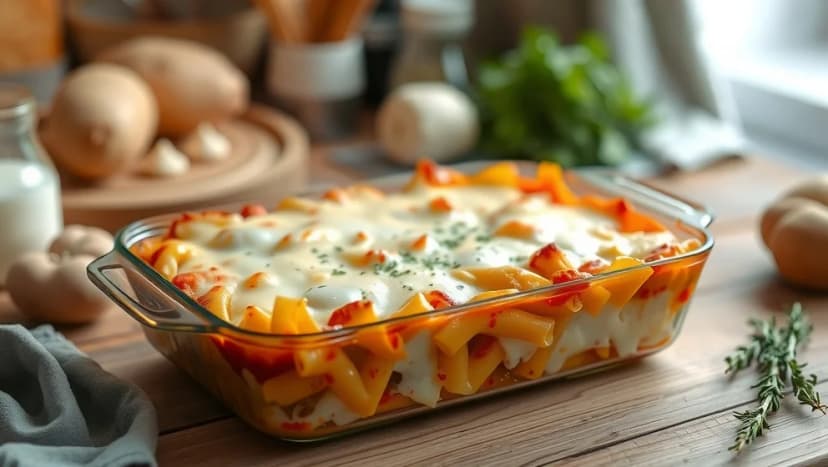 Allt i ett gratäng som smeker och mättar