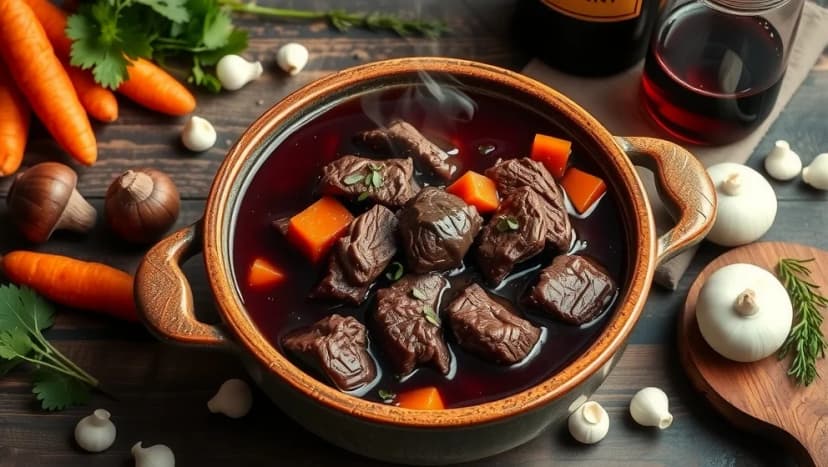 Burgundisk köttgryta enkelt förklarat