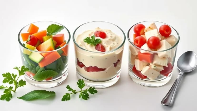 Enkel förrätt i glas som imponerar på gäster