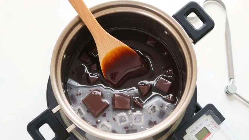 Hur smälter man choklad rätt