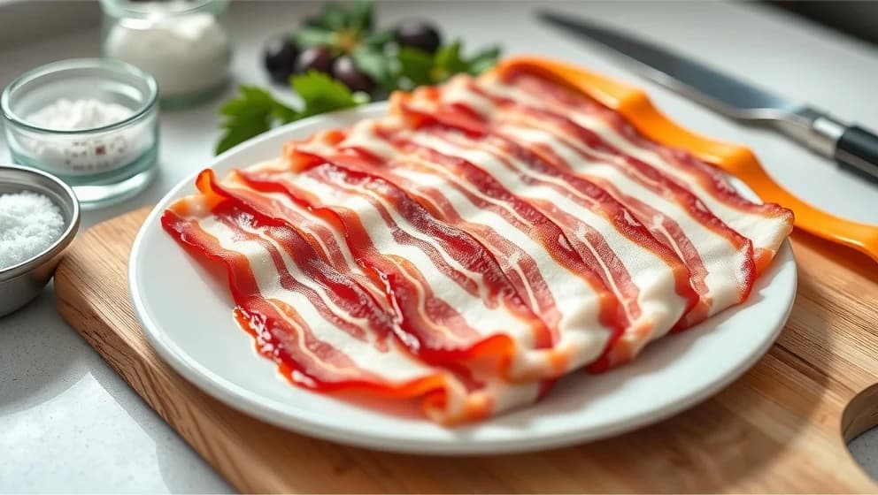 Kan man äta rå bacon och är det säkert