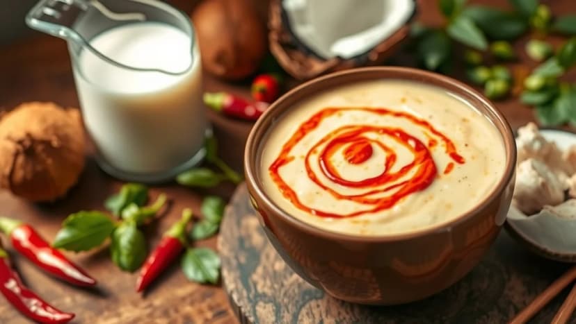 Kyckling kokosmjölk sambal oelek