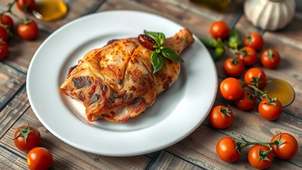 Kyckling med soltorkade tomater