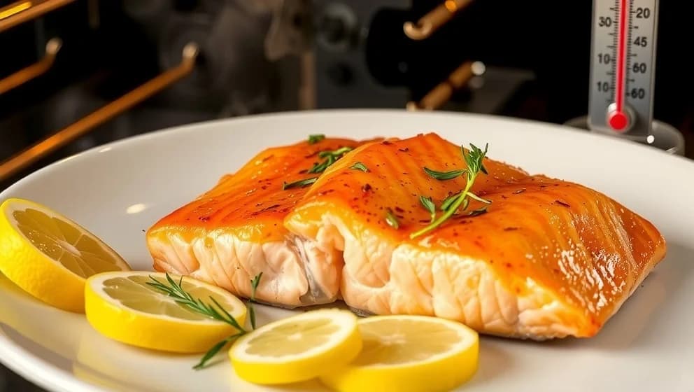 Vilken temperatur ska lax i ugn ha