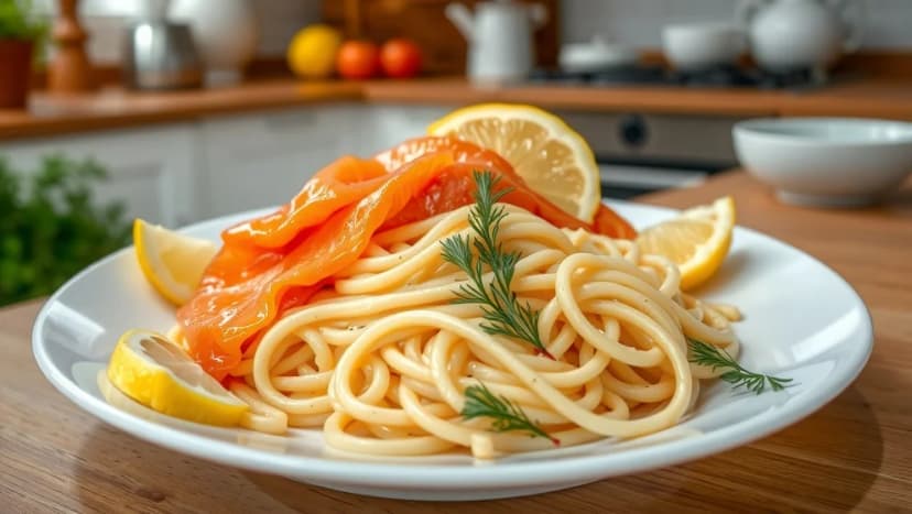 Pasta med rökt lax som du faktiskt vill äta