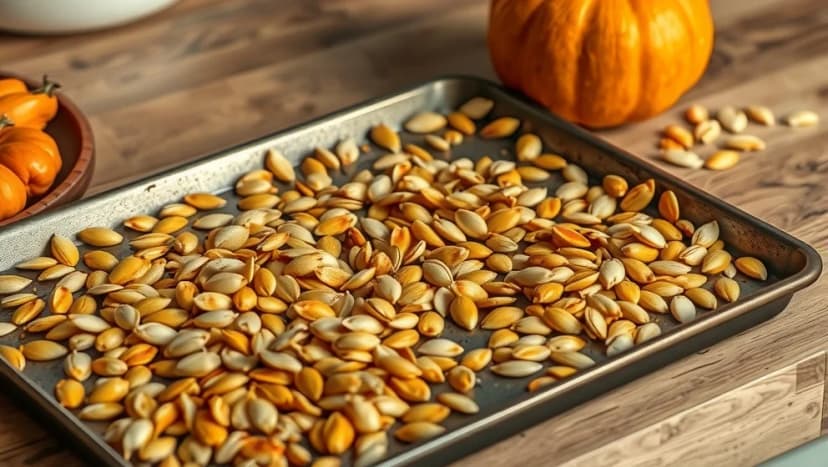 Sådan rostar du pumpakärnor i ugnen
