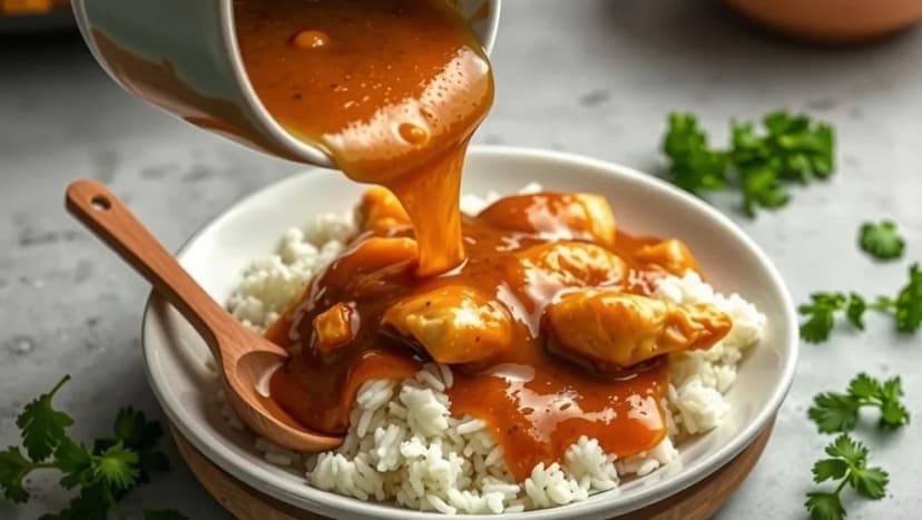 Bästa såsen till kyckling och ris