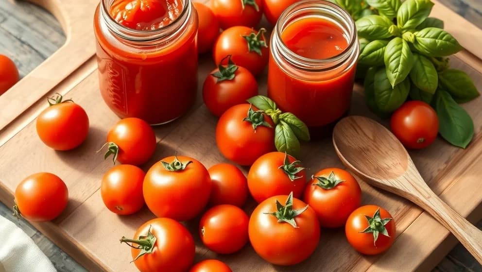 Bästa tomatsås med färska tomater hemma