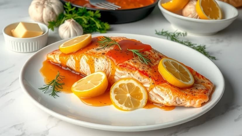 Varm sås till lax som smakar verkligen gott